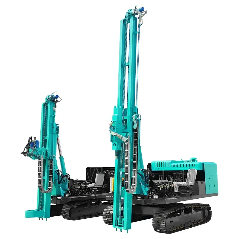 Solar Piling Machine Hydraulic Crawler Pile Driver Screw Pile Driver Photovoltaic Foundation Engineering