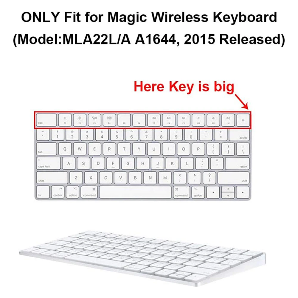 أدوات Ableton Live/Pro/Final Cut Pro X Hotkey غطاء لوحة المفاتيح الوظيفية للوحة المفاتيح Apple iMac Magic 2nd Gen A1644 MLA22LL/ A