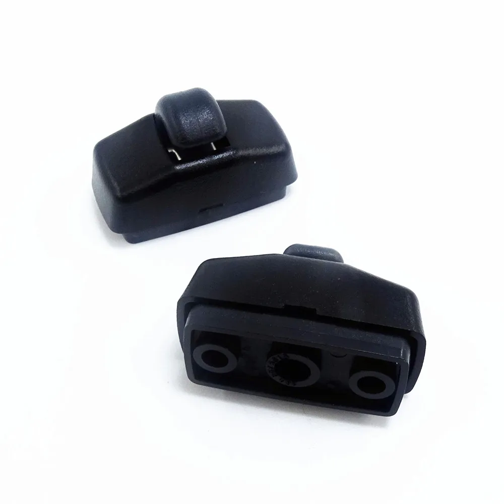 Qty 2 for Skoda Fabia 6Y Octavia Audi A4 A5 1U 1Z Superb B5 3U Black Front Sun Visor Sunvisor Hook Clips Bracket 3B0857561B Y20