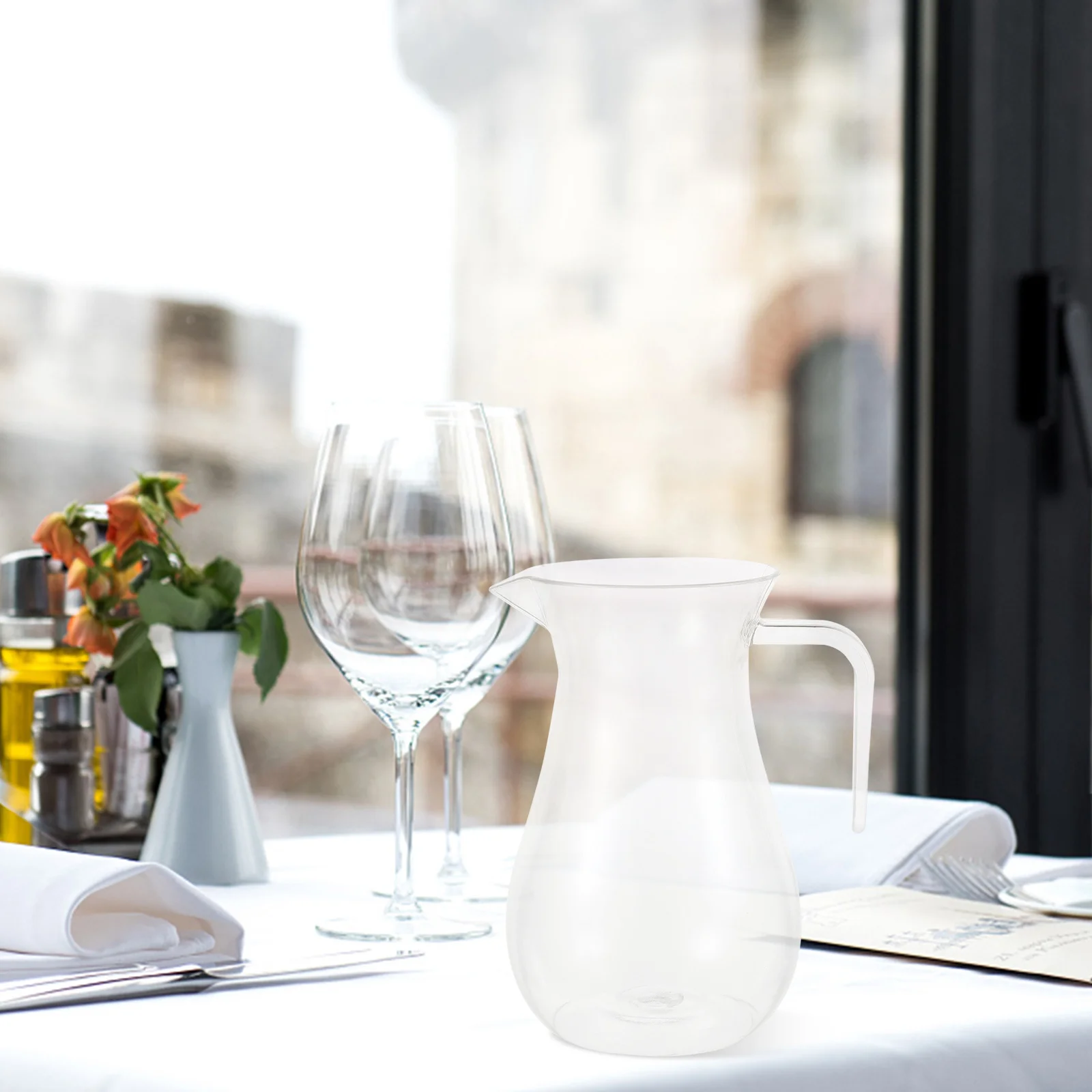 

Wine Dispenser 890Ml Acrylic Wide Mouth Design Stable Bottom Classic Pouring Experience Home Barware Supply Wine Dispenser