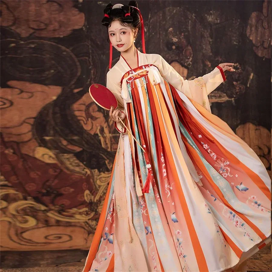 Robe de danse de scène traditionnelle chinoise pour femmes, Hanfu vintage, costume de cosplay nickel é féminin, ensemble Hanfu bleu, tenues de princesse élégantes