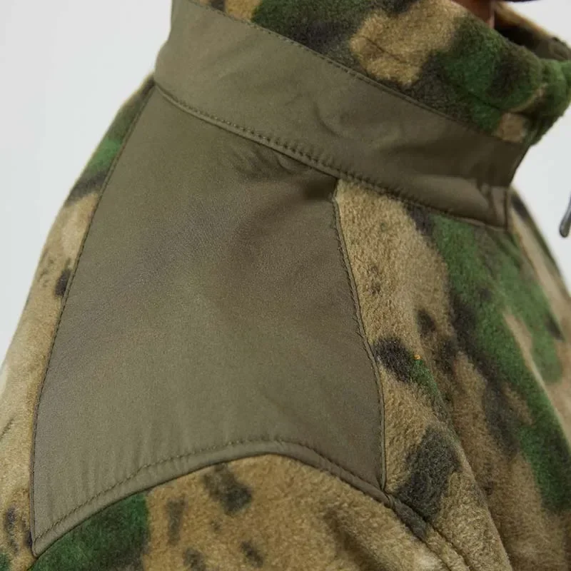 メンズエアソフトフリースタクティカルジャケット狩猟服迷彩ワークコートソフトキャンプサファリ軍事戦闘アウターウェアウインドブレーカー