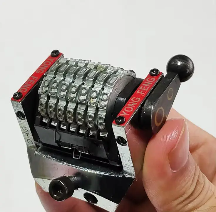 

4 шт./комплект, 7-значные цифры U-образной формы (направленные назад), плавающие или неплавающие, с пружиной, для нумерационных машин GTO