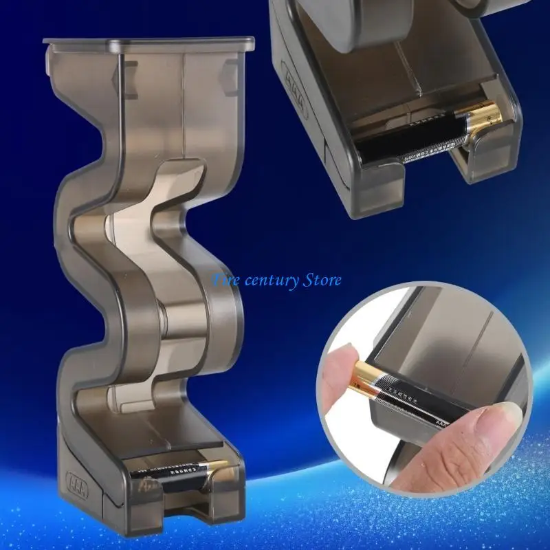 

J6PA Convenient AA/7 Battery Case Holder with Tester for Efficient Organization