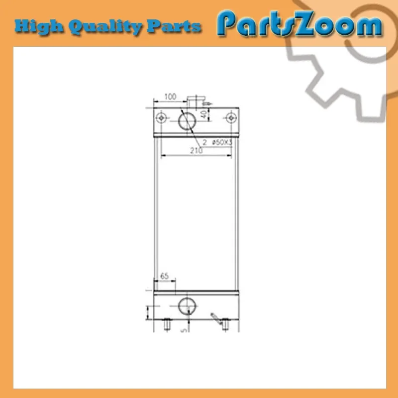 

DX80R Radiator Fits Daewoo Excavator