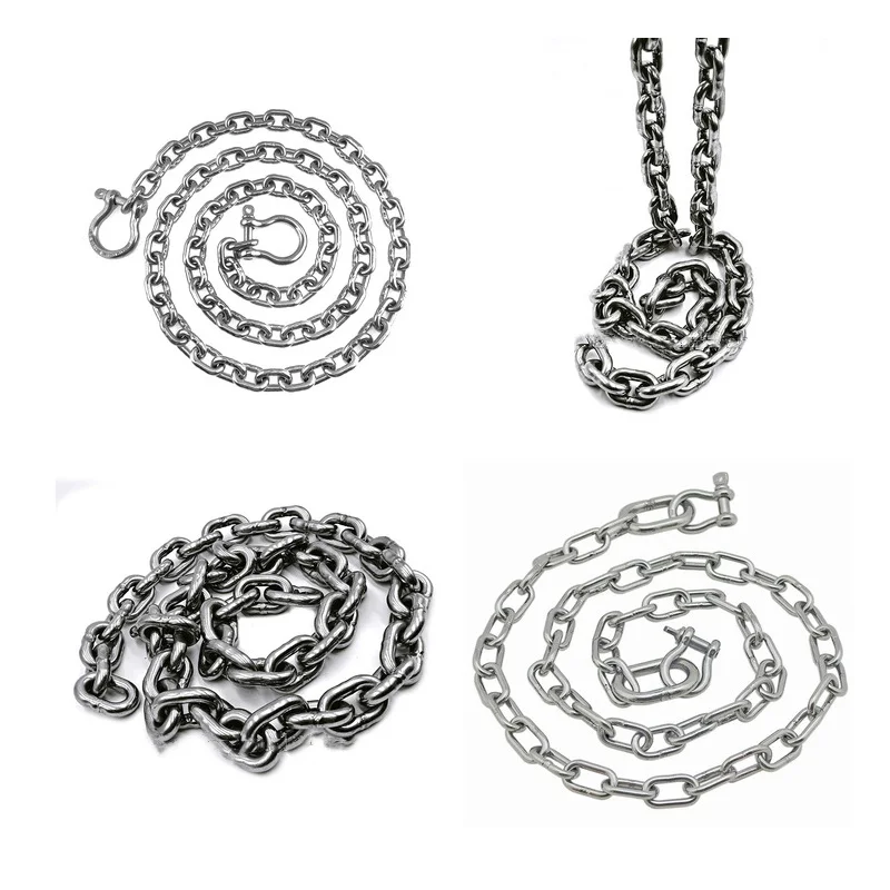 

STLF Anchor Chain Link Studless Stainless Steel Marine Accessories Wholesale SS316 Anchor Chain