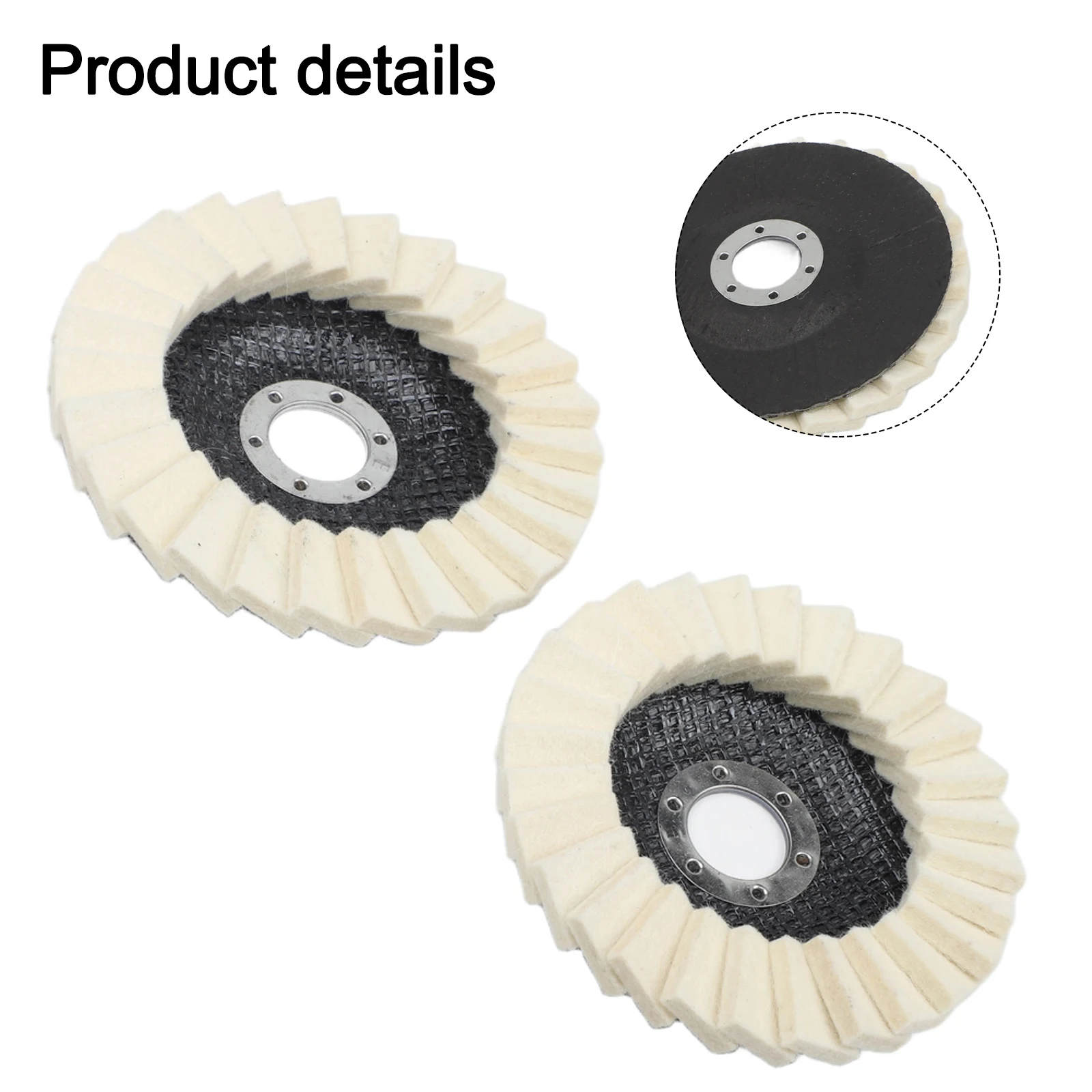 Glass Polishing Grinding Flap Discs For Professional Use 115mm 4.5Inch for versatile Applications Lightweight Structure