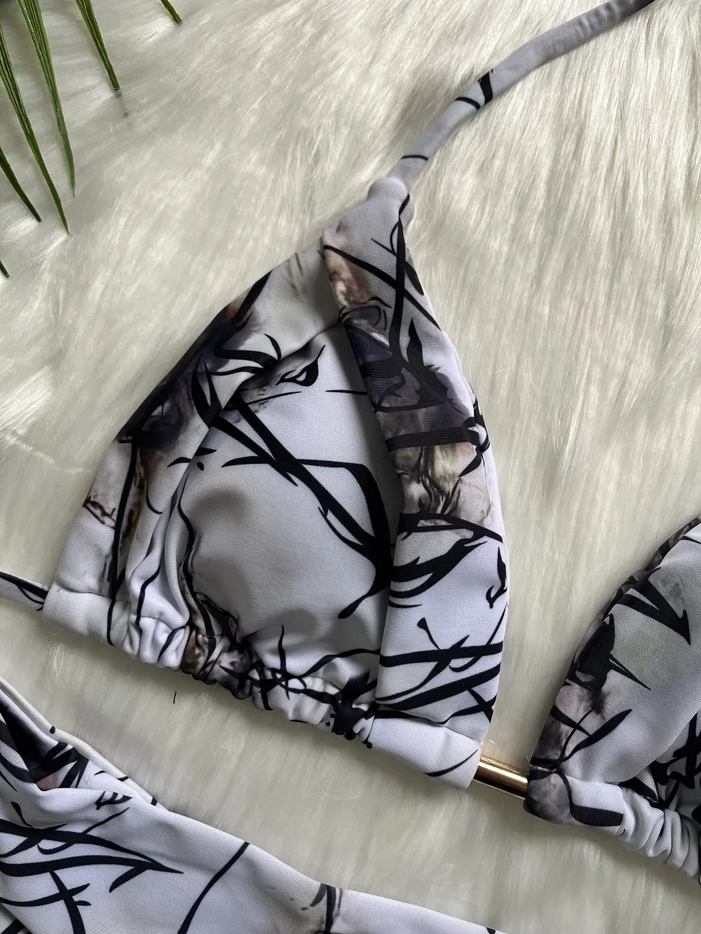 RUOTONSEPT 2024 새로운 섹시한 프린트 붕대 비키니 세트 여성 수영복 투피스 트라이앵글 수영복 수영복 브라질 Biquinis