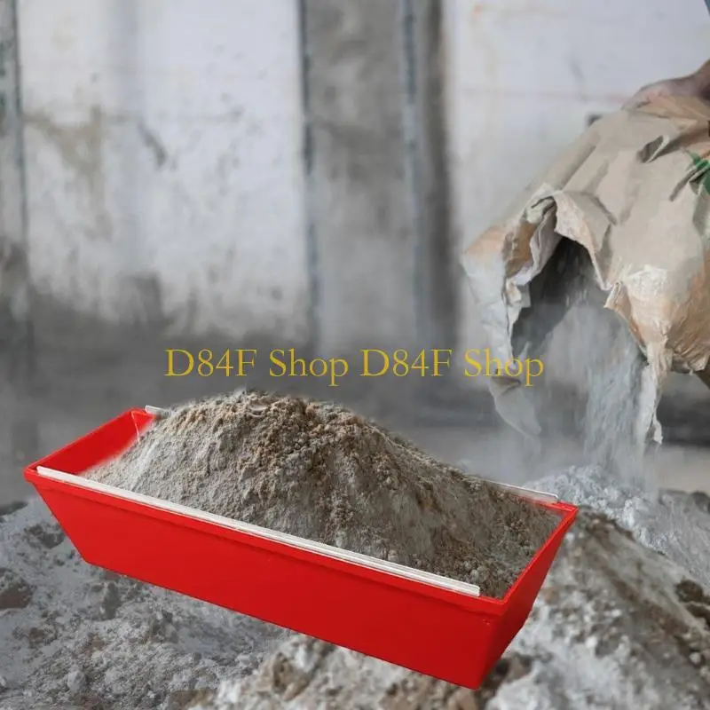 

D84F Mud Pans Mud Pans Easy Use Plastering Leakproof Large Capacity Multiuse