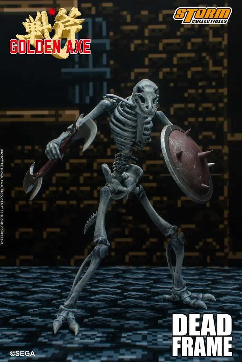 Jouets tempête crâne fantomatique soldat d'os mort échelle 1/12 modèle de figurine d'action Double guerrier avec hache de combat convient à un ensemble de collection