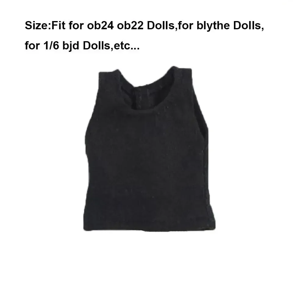 لباس غير رسمي لطيف سترة داخلية موضة اليدوية دمية قمم تي شيرت DIY بها بنفسك اكسسوارات الاطفال اللعب دمى الملابس لدمى ob24 ob22