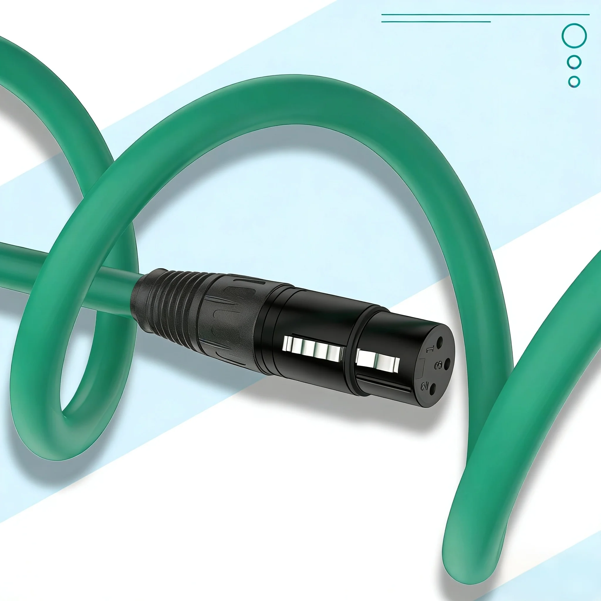 

Hifi Silver-plated 2XLR Cable High Quality 6N OFC HIFI XLR Male to Female Audio Cable