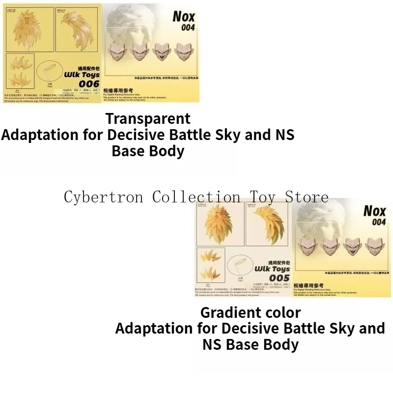 

Wlk Toys Accessory Pack Nox004 Board Painting Reference Compatible with Final Battle Blank Body Super Three
