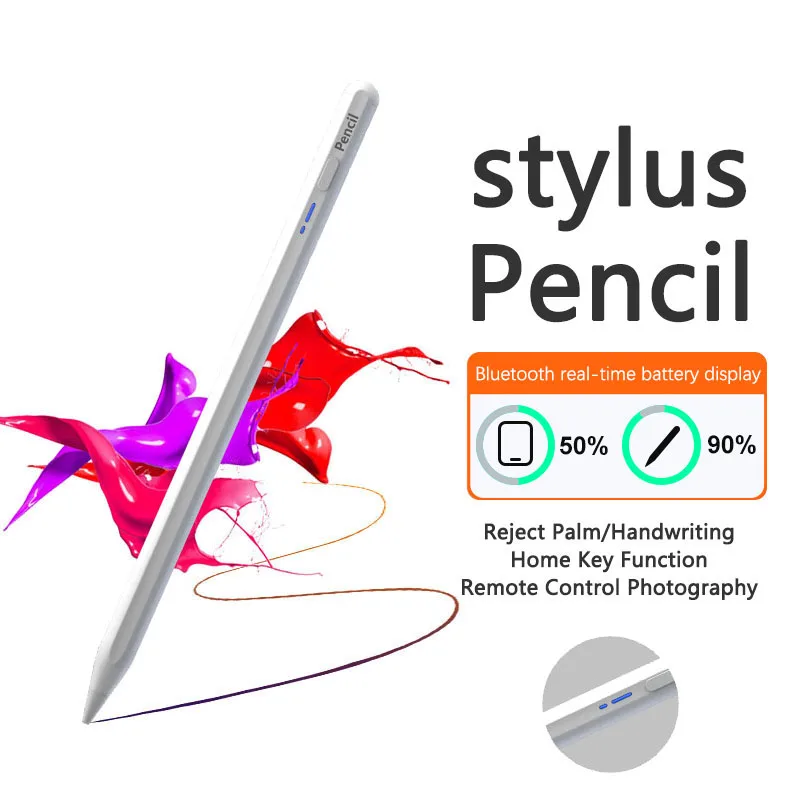 

Стилус для планшета iPad Air 11 2025 Емкостная ручка для iPad 10th Gen. Palm Rejection 2nd Pencil для iPad Air M3 M4 Pro 2020-2024