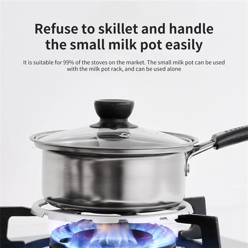 Simmer Ring Safe Stovetop Reducer Portable Gas Stove Durable Camping Support Coffee Maker Shelf Aluminium Practical Accessories