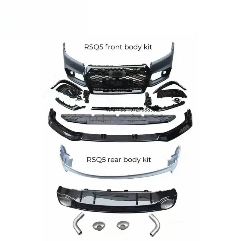 

Perfect Fitment AD SQ5 Upgrade to RSQ5 2018-2020 Year Car Auto Parts With Front Bumper Rear Bumper Grill Front Splitter Body Kit