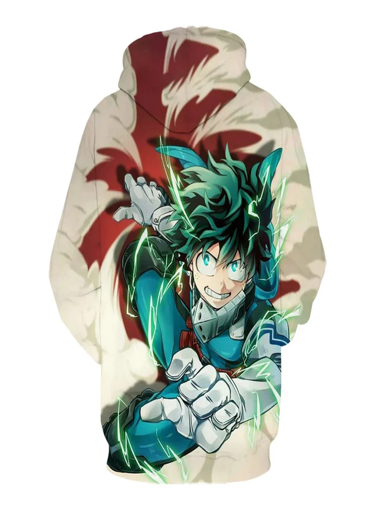 New My Hero Academia 3D Print Hoodie Sweatshirts Men Women Fashion Casual Cool Pullover Harajuku Streetwear Anime Hoodies