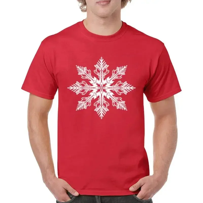 Snowflake Tshirt Christmas Holiday Spirit Secret Santa Gift Idea Men's Tee