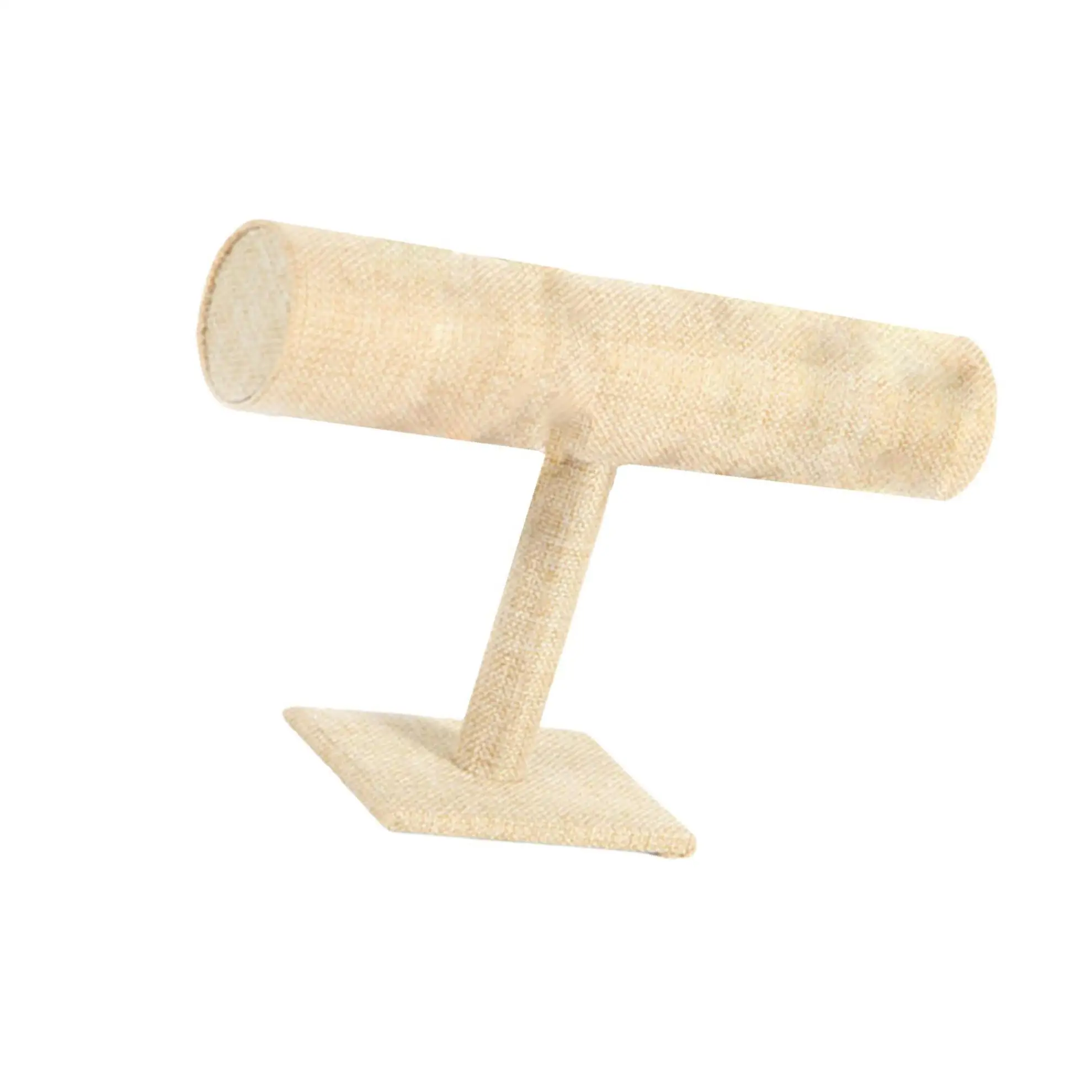 

Jewelry Organizer Stand with Wood Base Modern Rack Hanger for Girls Women