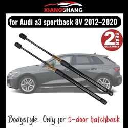 Ammortizzatore portellone posteriore 2 pezzi per Audi a3 sportback 8V 5 porte hatchback 2012–2020 CON MOLLA Tronco Boot Ammortizzatori a gas Supporto di sollevamento