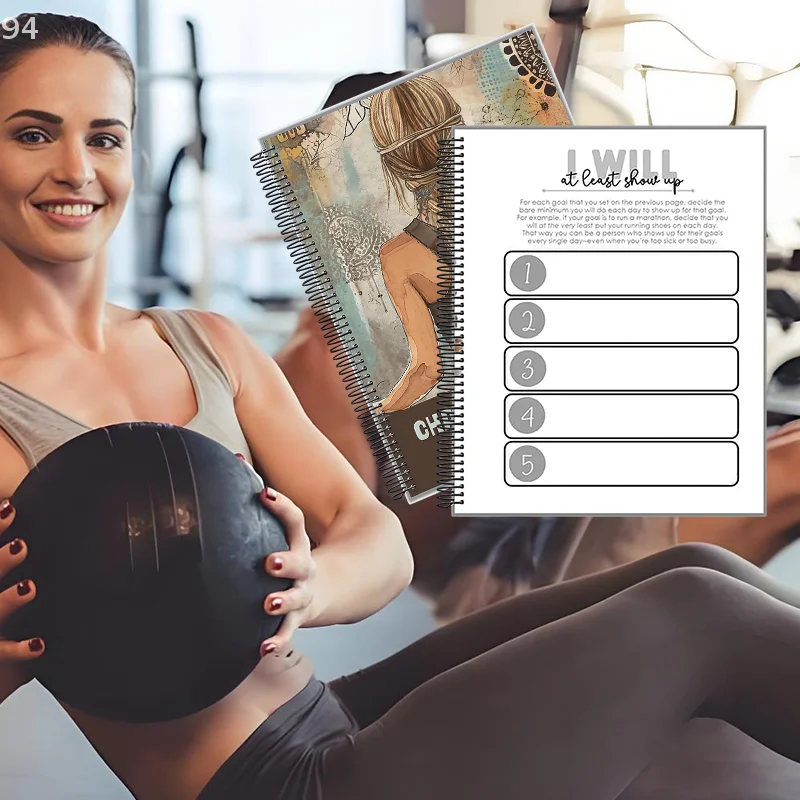 フィットネス・レゾリューション - 90日間のワークアウト＆ダイエットプランナー、感謝と夕方の反省ジャーナル