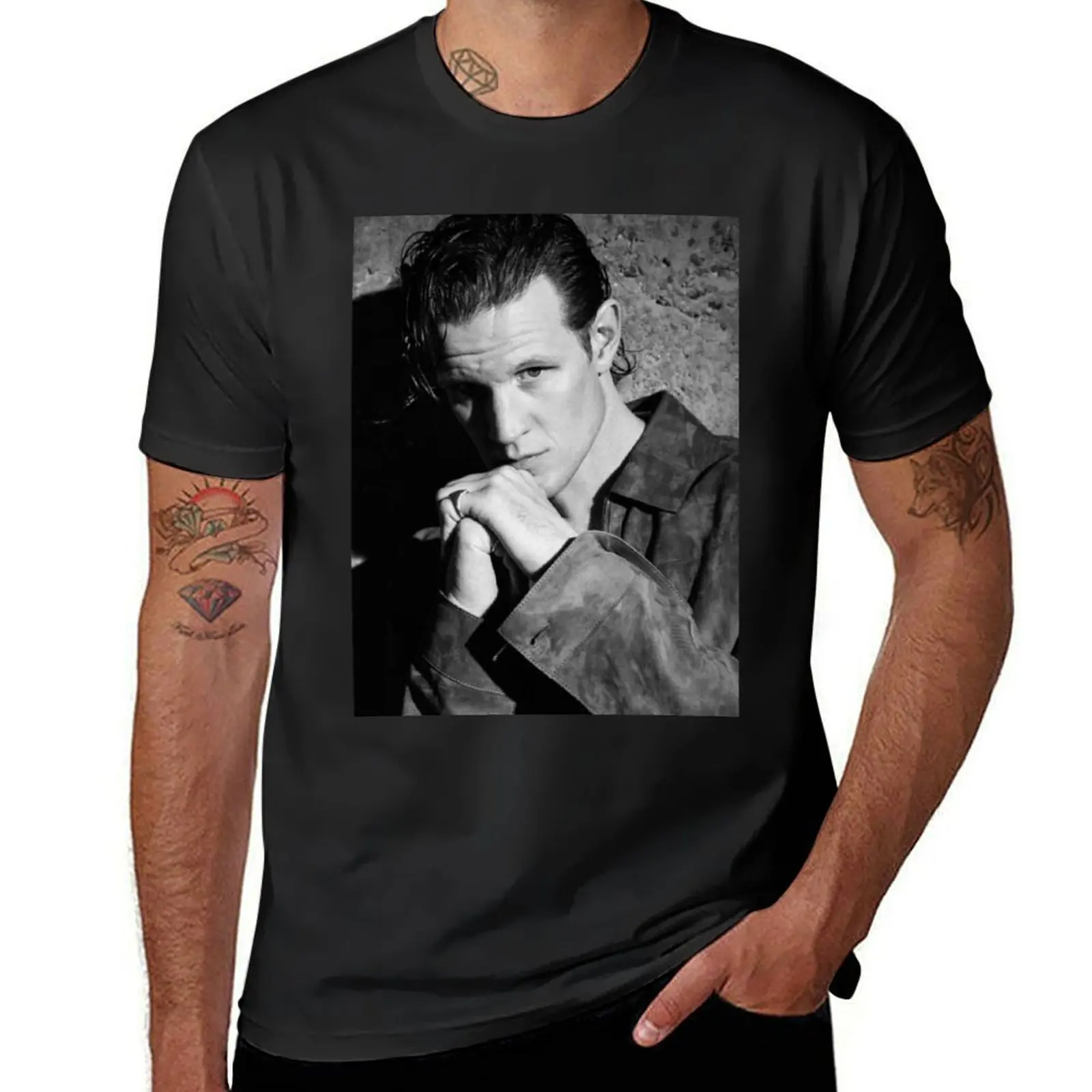 

B&W MATT S. T-Shirt summer clothes funny costumes graphic t shirts aesthetic clothes mens t shirts top quality