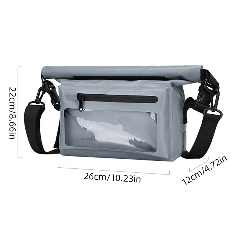 Waterproof Dry Bag For Kayak Swimming Trekking Boating Floating PVC Hiking Bags Mobile Phone Pouch Rafting Storage Shouler Bag