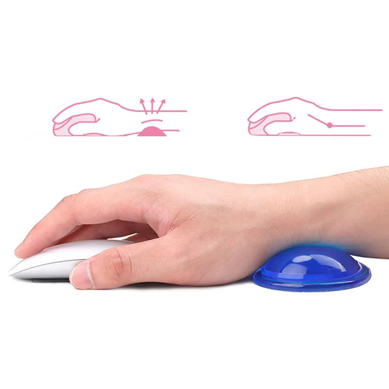 Quality Wavy Comfort Gel Computer Mouse Hand Wrist Rests Support Cushion Pad,Fashion Silicone Heart-shaped Wrist Pad