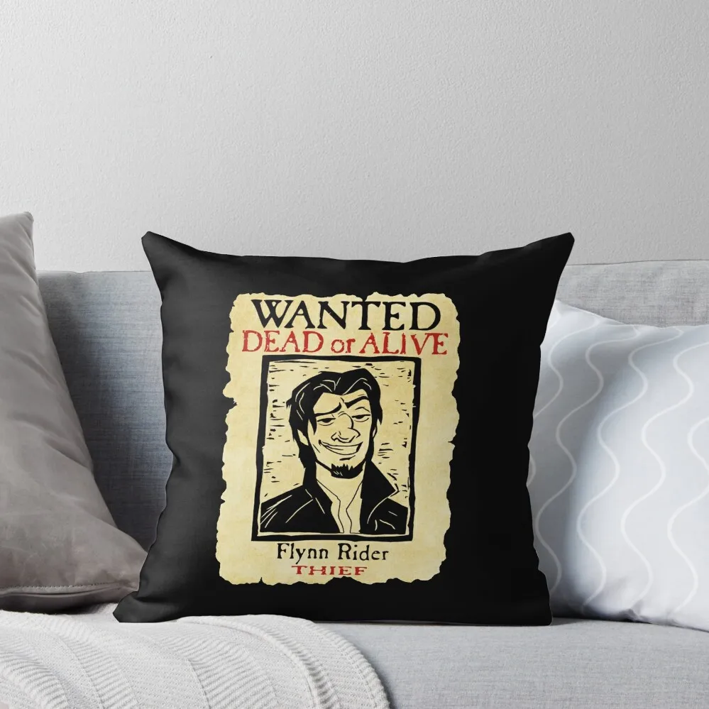 

Wanted-Flynn-Rider-Broken-Nose-Triblend Throw Pillow christmas decorations for home 2024 Pillow Cases pillow