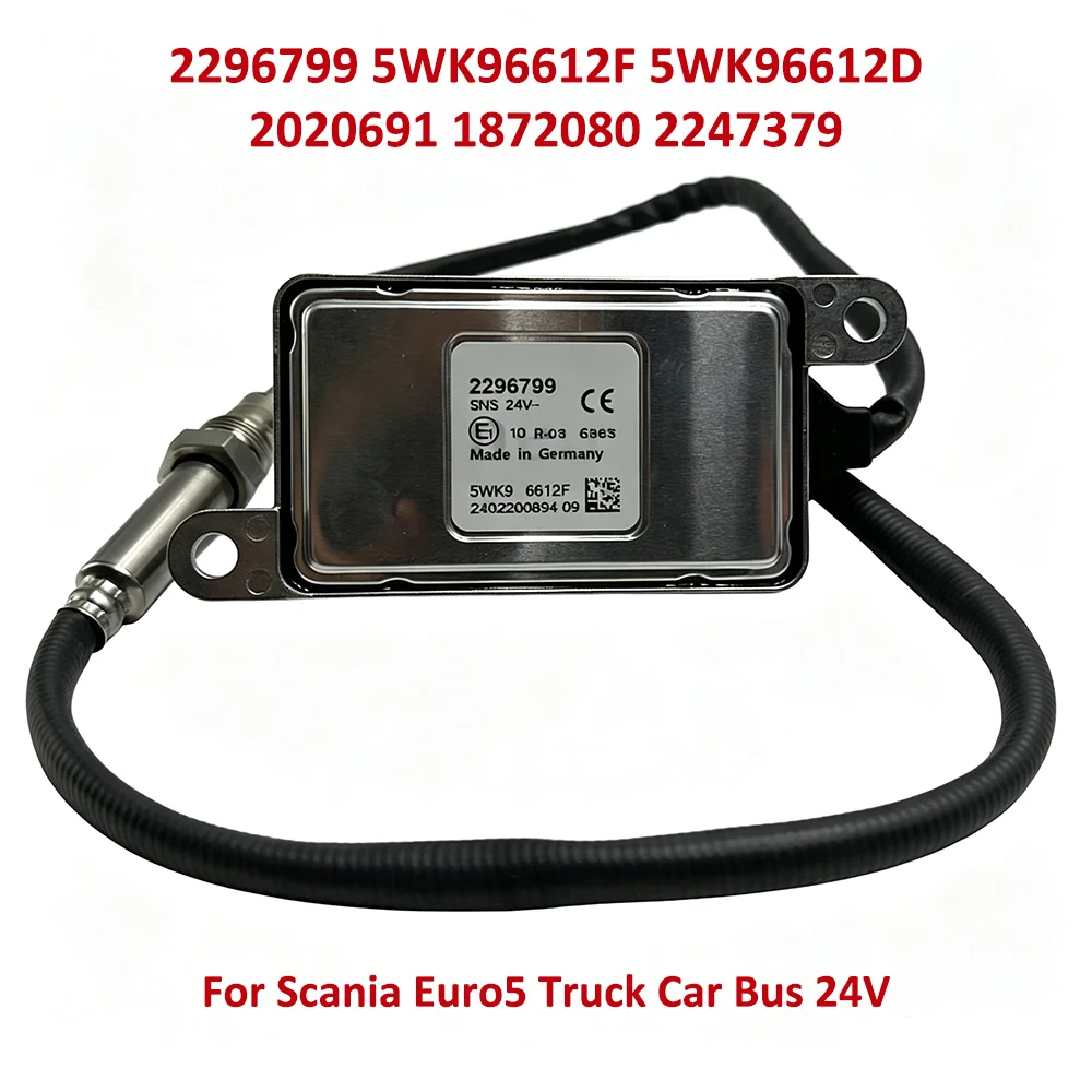 2296799 5WK96612F 5WK96612D Nitrogen Oxide Sensor NOX Sensor For Scania Euro5 Truck Car Bus 24V 2020691 1872080 2247379