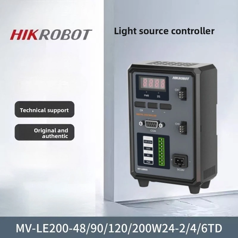 

HIKROBOT MV-LE200-48W24-2D / 90W24-6D / 120W24-4TD / 200W24-4TD Digital LED Light Source Controller Machine Vision