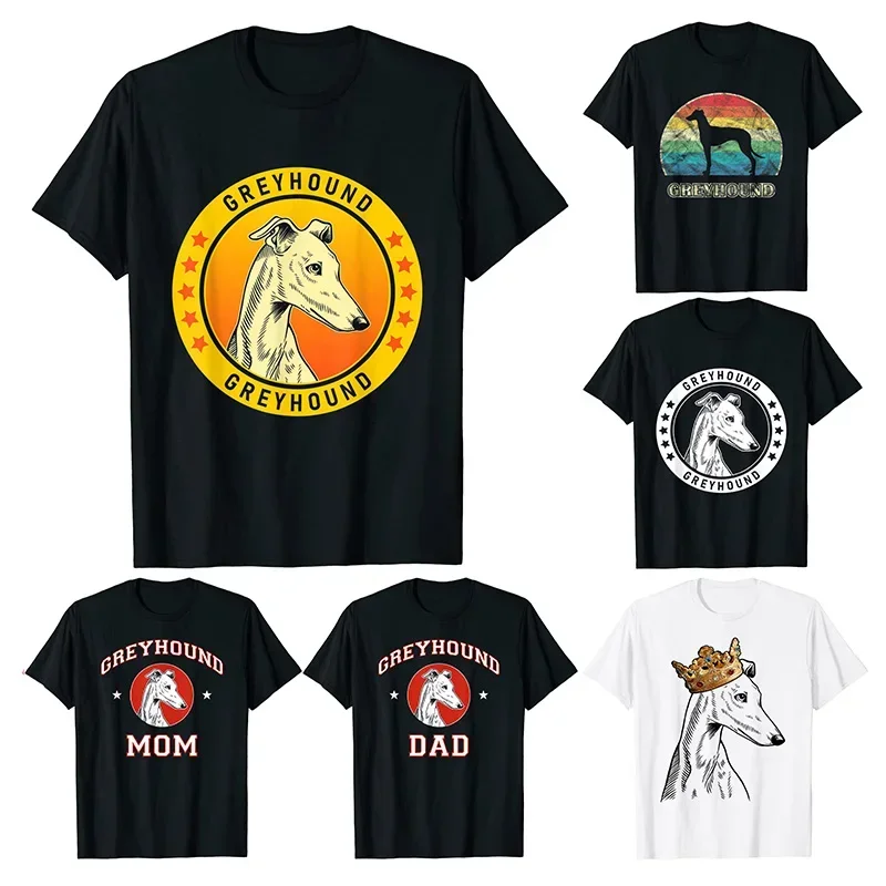 Funny Italian Greyhound Design T Shirts Love Kindness and Greyhounds Dog T-Shirt for Men Women Dog Lovers Animal Tops Tee