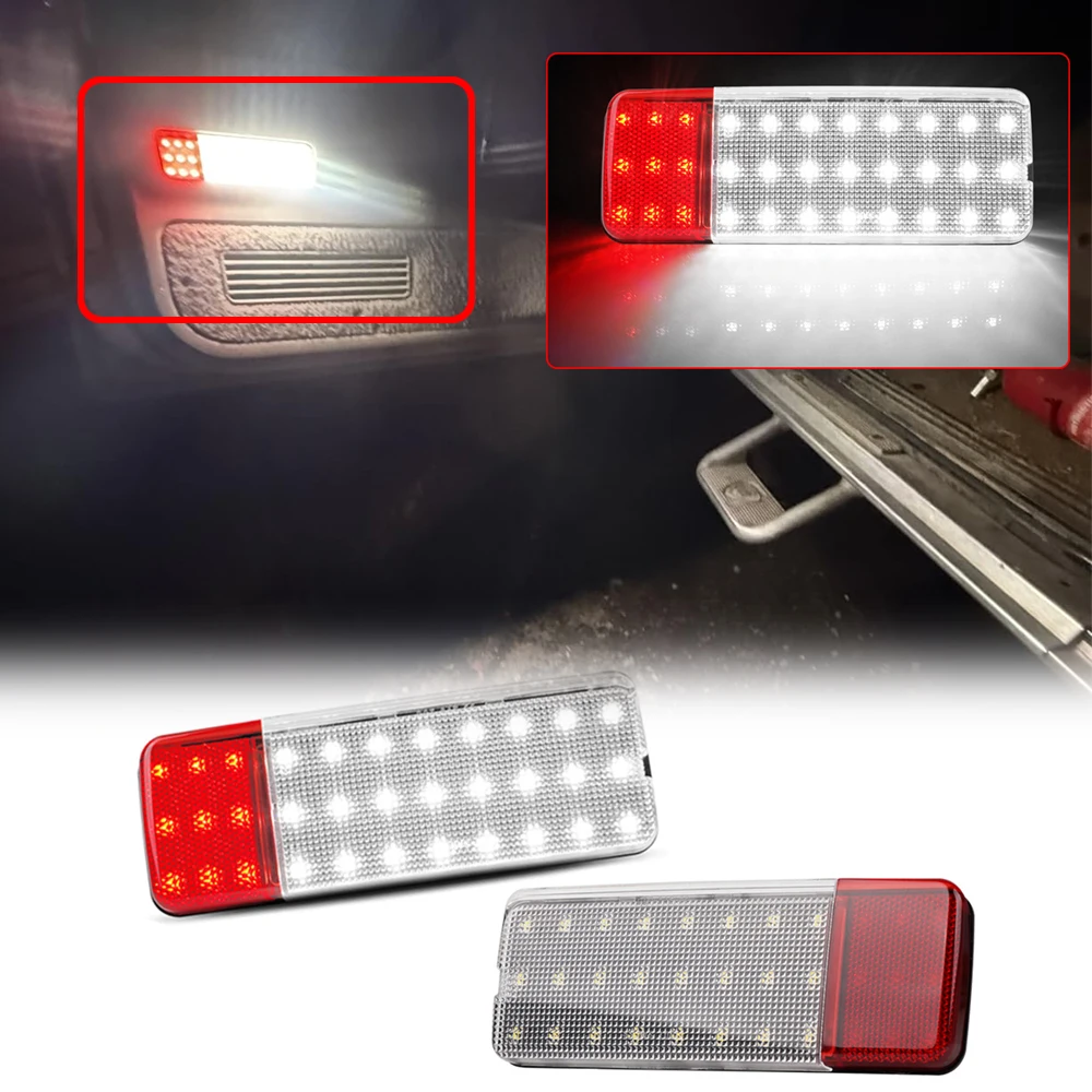 For Ford F150 F250 BRONCO 1992-1996 F350 1992-1997 Car Side Door Panel Courtesy LED Warning Interior Lights Accessories Parts