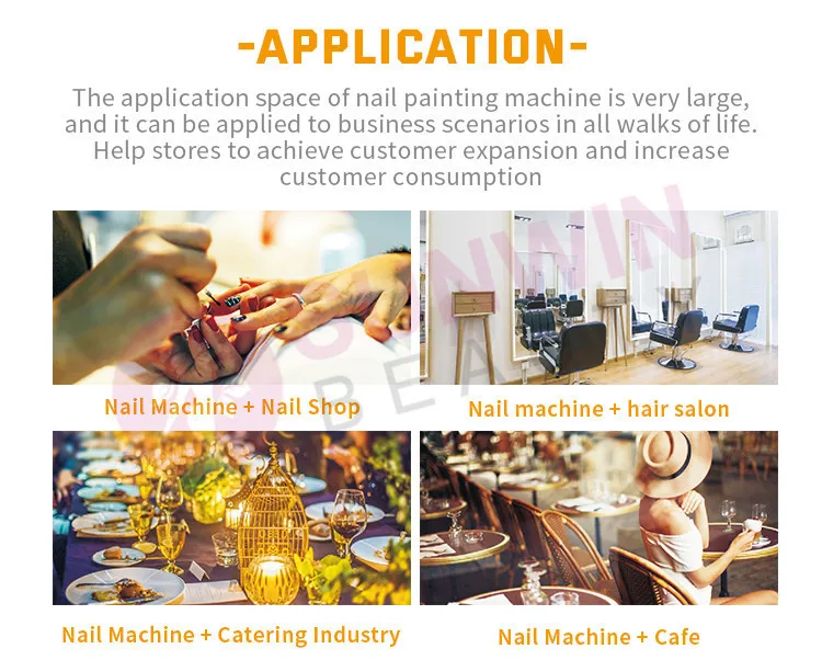 Stampante per unghie professionale automatica Stampante per unghie 3D Smart Finger Stampa adesivi artistici Stampante per smalto Stampante 3D