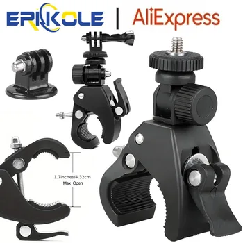 Suporte de montagem para guidão de bicicleta insta360, para gopro hero 13 12 11 10 yi 4k sjcam dji osmo, acessórios para câmera de ação