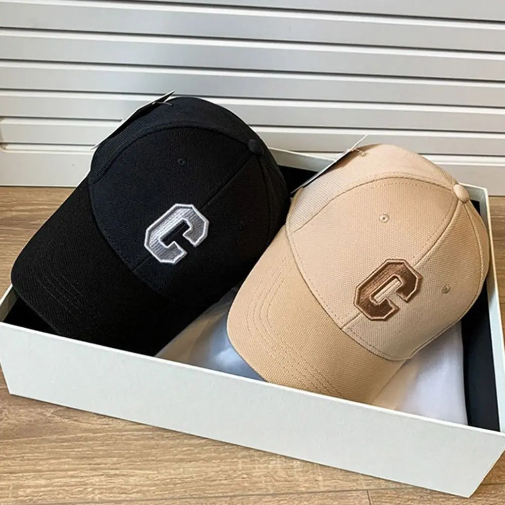 القبعات للرجال جديد C رسالة مطرزة قبعة بيسبول Kpop أزياء زوجين Snapback قبعة الرجال والنساء قبعات للحماية من الشمس
