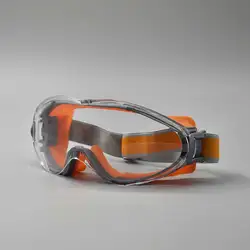 High-Quality Safety Goggles for Chemical Protection Splash-Proof Silicone Dual-Color Large Coverage Eyewear
