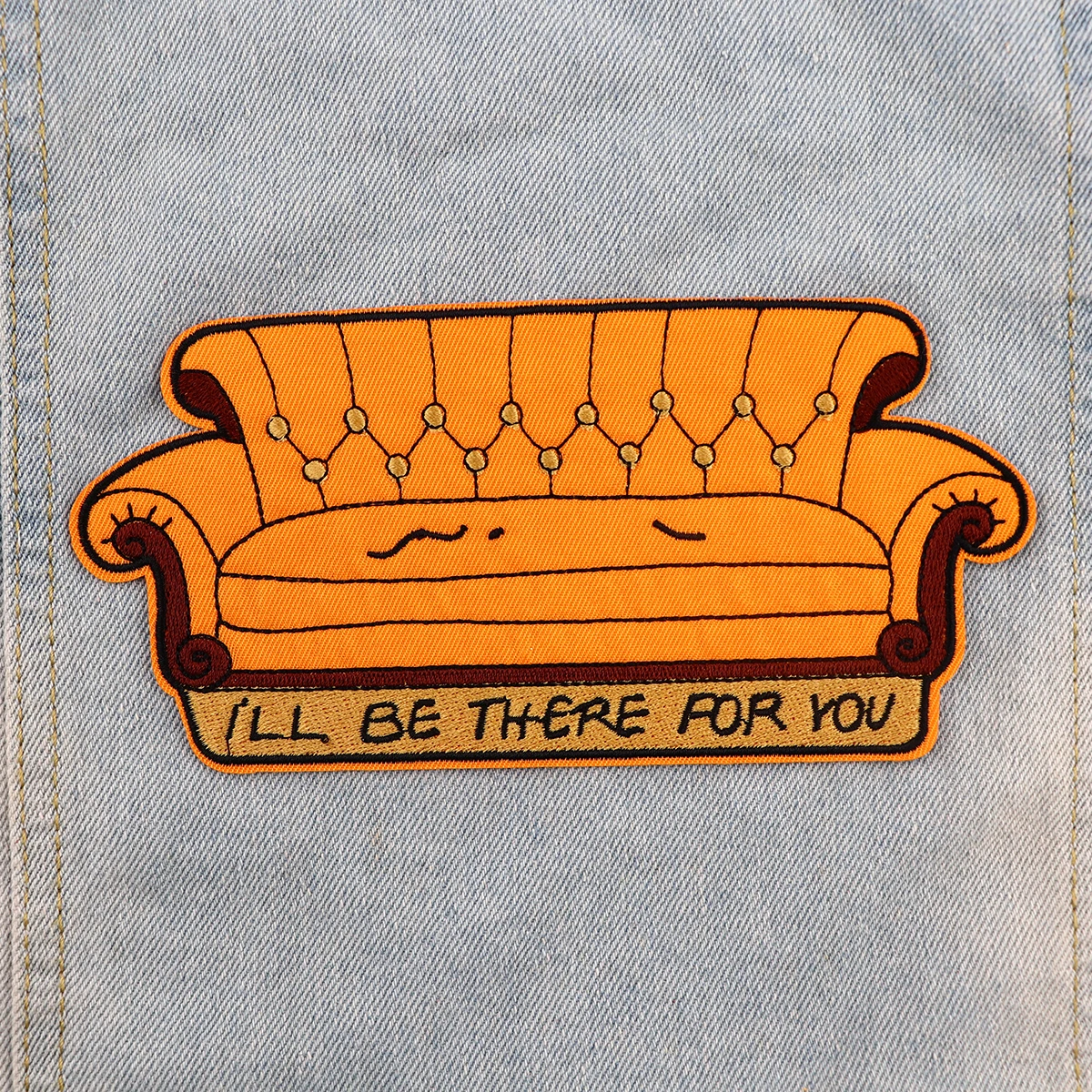 Funny Comedy Embroidered Patches For Clothing Thermoadhesive Patches Iron on Patches DIY Jackets Sew Stickers For Friends