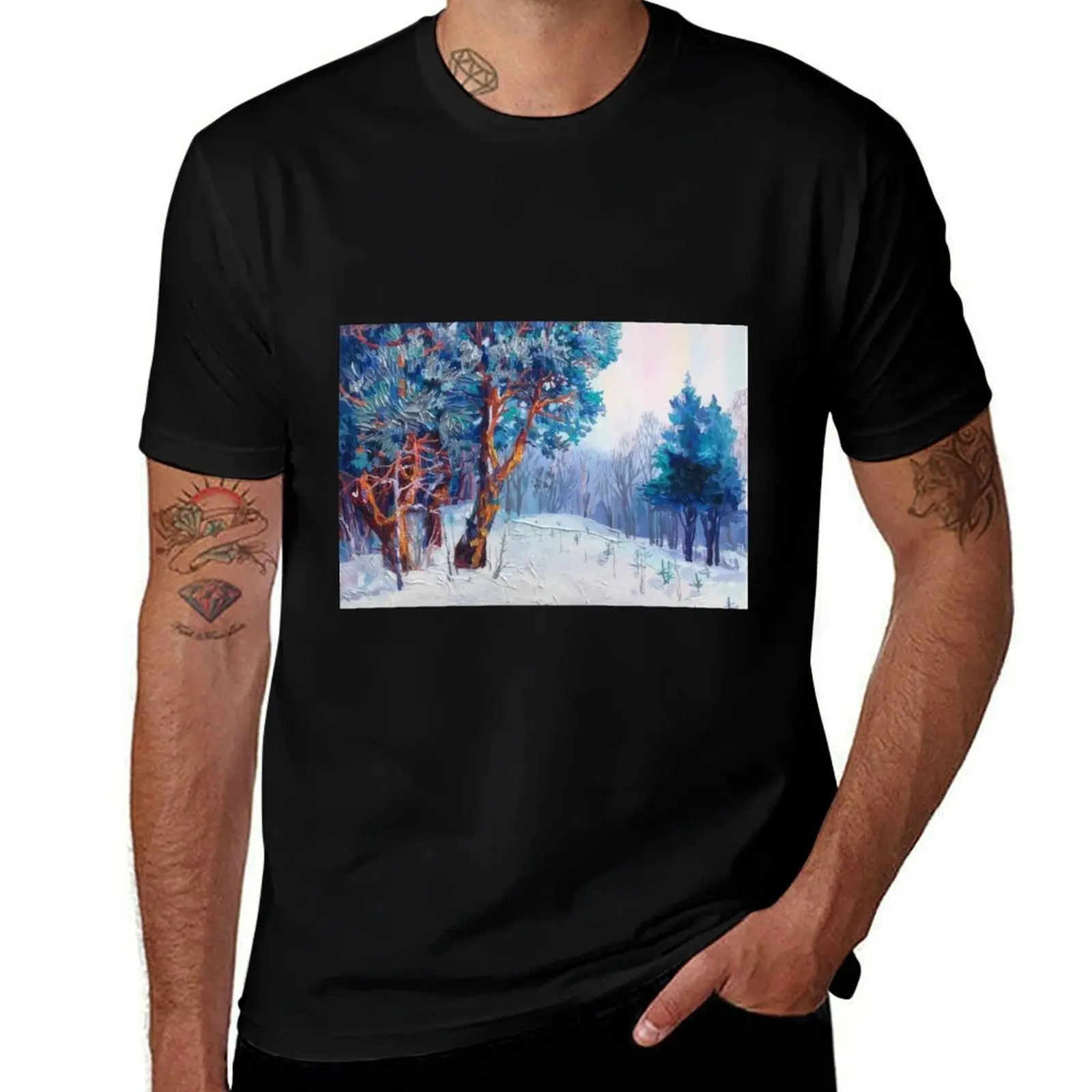 

Anastasia Trusova T-Shirt new edition vintage graphic tee plus size clothes Man t-shirt clothing for men