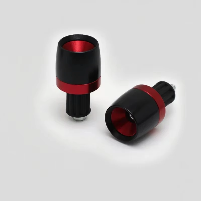 2 Stück Motorrad-Lenkerenden, 1 Paar CNC-Aluminium Anti-Vibrations-Gegengewichtsstopfen, Universelles Zubehör – Detail 10
