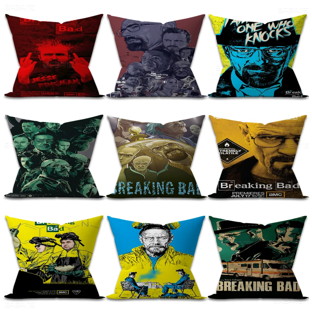 Classic TV Show Breaking Bad Pillow Gifts Home Office Furnishings Bedroom Sofa Car Cushion Cover Case 45x45cm