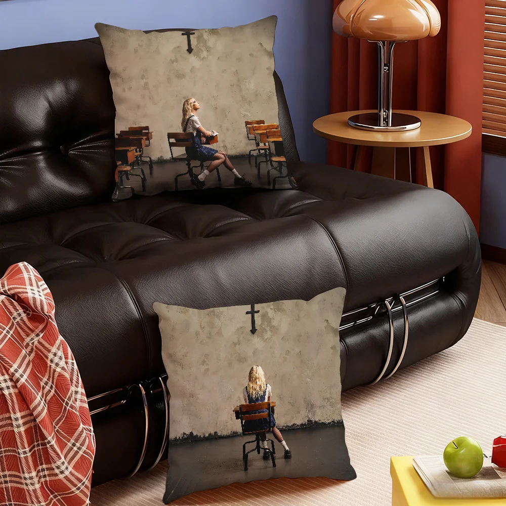 Rock Band The P-Pretty R-Reckless When I Wake Up Pillow Case Sofa Living Room Bedroom Headboard Backrest Square Cushion Nap Time