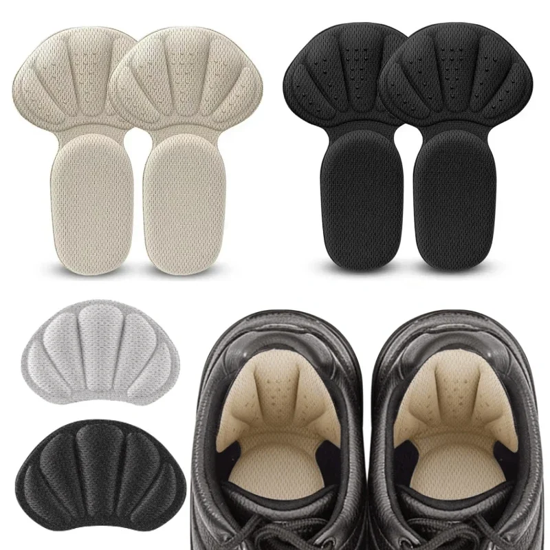 New Sponge Heel Cushion Back of Inserts Heel Protectors Shoe Pads for Shoe Non-slip Shoes Insoles T-Shaped Foot Care Pad