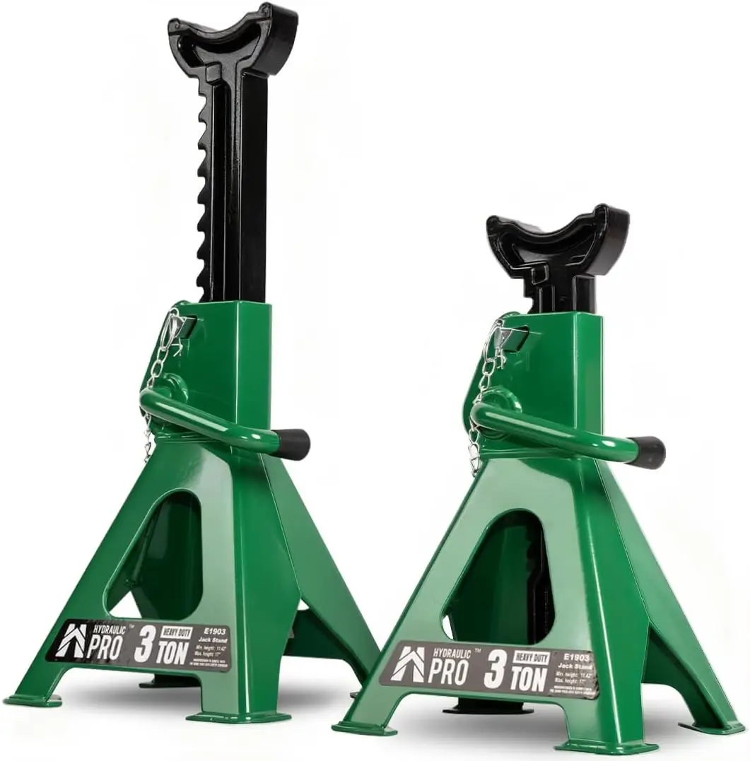 

3-тонные автомобильные подставки для домкрата с двойными фиксирующими штифтами, емкостью 6000 фунтов, 2 шт. в упаковке для поддержки автомобиля