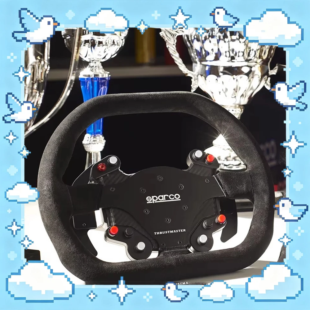 

Симулятор руля THRUSTMASTER SPARCO P310: до 500 000 циклов активации, игровой руль, съемное основание диска