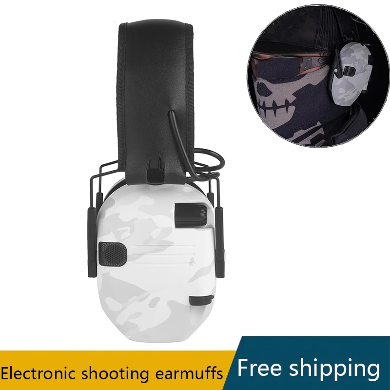 

Electronic shooting earmuffs, hearing protection headphones, anti-noise earmuffs, hunting ear protection amplification