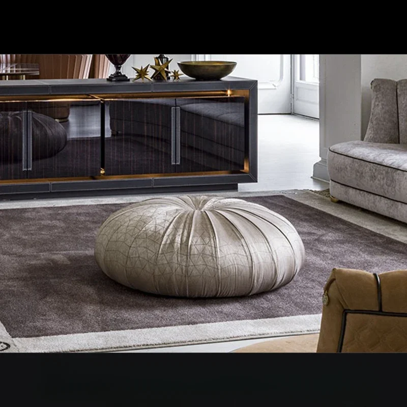 

Small luxury lazy sofa, food stool, single sofa, internet celebrity, creative home, living room, balcony, bedroom