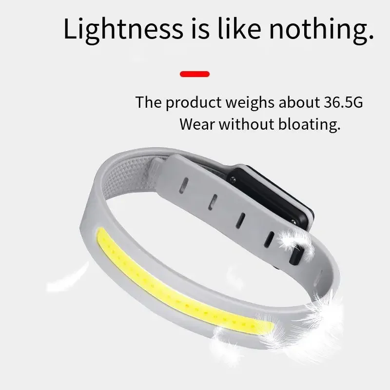 New Cob Night Sports Lighting Arm Night lampeggiante Light Outdoor Riding Light Strong Light USB Charging Run Light