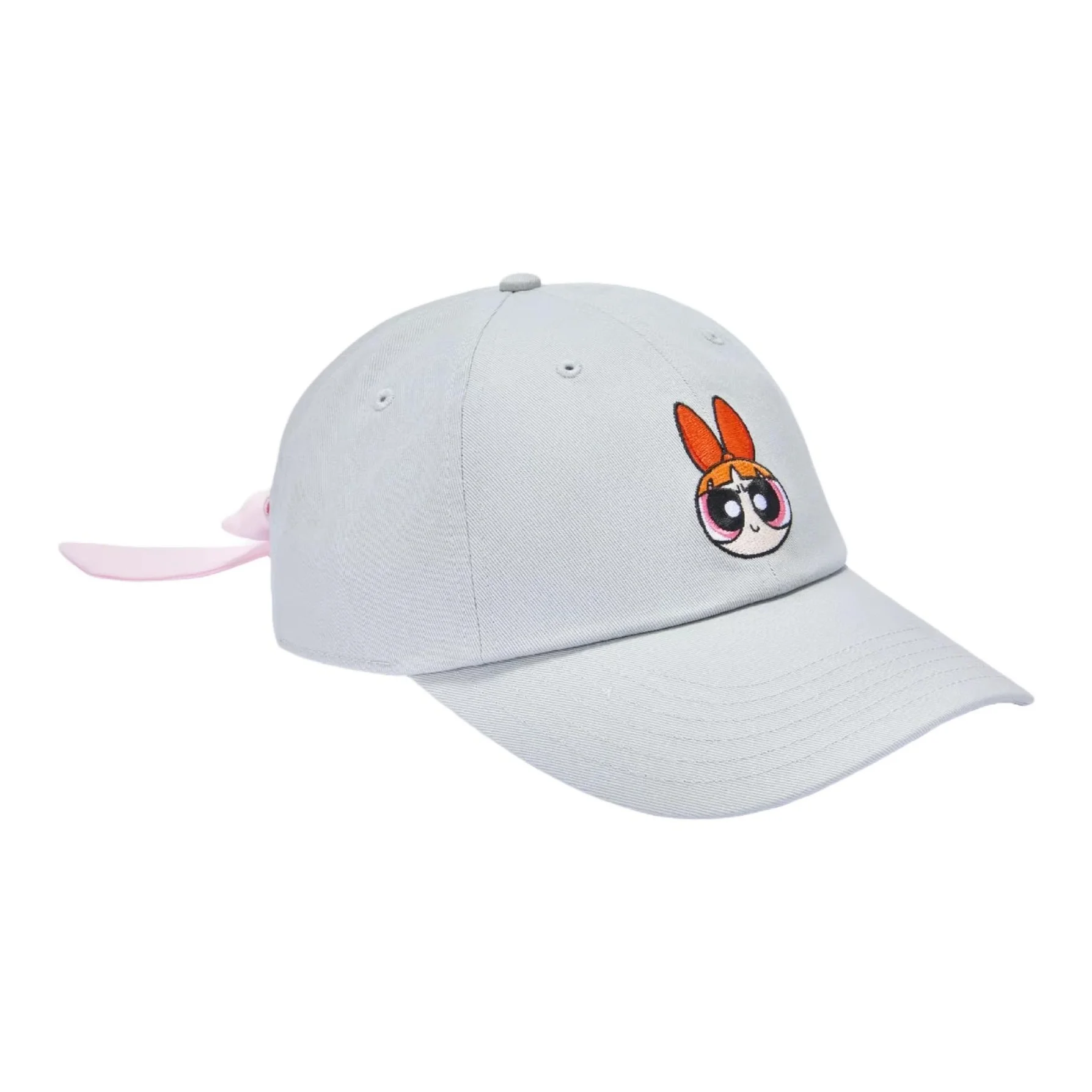 PUMA Cotton Baseball Caps Unisex Light Gray 027577_01