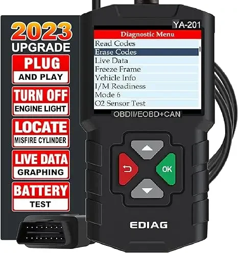 

l # For EDIAG YA201 Obd2 Scanner Full OBD2 Modes Check Engine Code Reader After 1996 All OBDII/EOBD/KOBD/CAN Cars Live Data Str